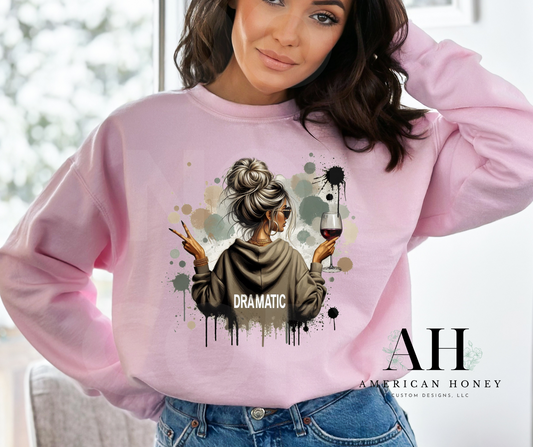 Dramatic Graphic Crewneck